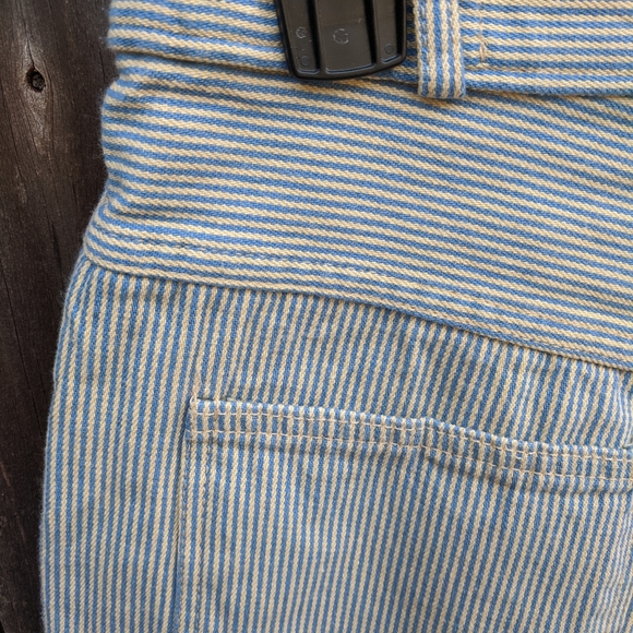 Mom Shorts 12 Vintage 90s Striped Gotcha USA Pleat - Picture 5 of 5